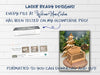 Save a Chair Bundle laser cut files - Crib baby memorial for Glowforge - PDF SVG DXF - Memorial decor - Digital File Download