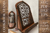 Iron Gate Cookbook Holder - digital download for laser cutters - Welcome Home Custom