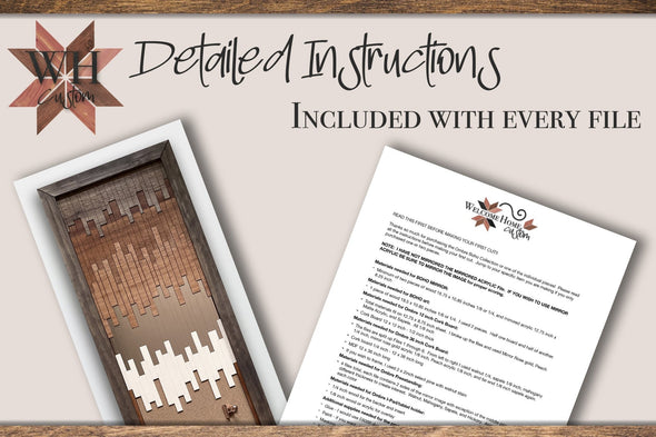Ombre Boho Wall Decor and Home Organization bundle - digital download for laser cutters - Welcome Home Custom