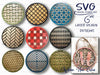 Patterns SVG PDF Laser Cut File Bundle - herringbone, buffalo plaid, star, chevron, basketweave, honeycomb, boho - Great for Monogram signs - Welcome Home Custom