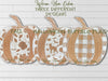 Pumpkin SVG Laser Cut Files for Glowforge projects - buffalo plaid, halloween, fall harvest patterns - Digital Download - SVG / PDF - Welcome Home Custom