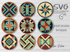Quilt Laser Cut File Bundle CIRCLE Round Wood quilt pattern for Lasers such as Glowforge - Welcome Home Custom