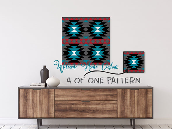 Quilt Laser Cut File Bundle southwest inspired quilt svg for Lasers such as Glowforge - Welcome Home Custom