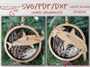 Shark Ornament laser cut files - Reef Shark and Hammerhead bundle for Glowforge - PDF SVG DXF - Digital File Download - for Laser Cutters - Welcome Home Custom
