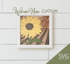 Sunflower SVG Glowforge Laser cut files for cut projects with Sunshine design by Welcome Home Custom - Welcome Home Custom