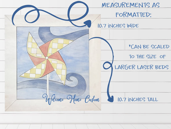Windy Day Laser Cut Files for lasers such as Glowforge - Sweet Nursery decor - Great for baby showers by Welcome home custom - Welcome Home Custom