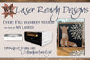 Winter Fox Home Decor and Ornament Bundle - Digital Download for Laser Cutters - Welcome Home Custom